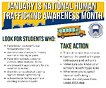 January is National Human Trafficking Awareness Month