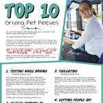 Top 10 Driving Pet Peeves