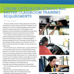 Online Option for School Bus Driver Classroom Training Requirements